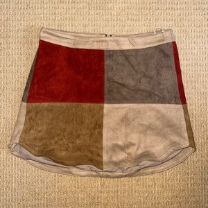 Faux Suede skirt!